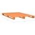Estructura cama de palets madera maciza pino marrón 140x200
