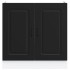 Mueble bajo para fregadero Kalmar negro 80x46x81,5