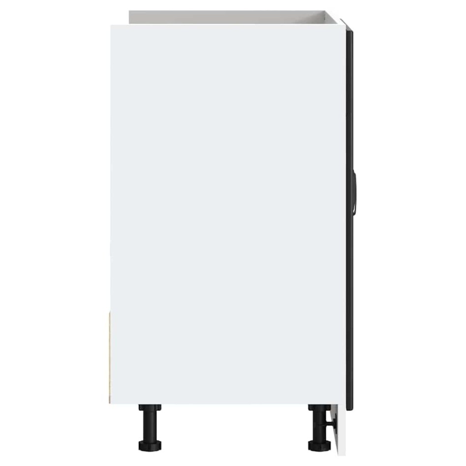 Mueble bajo para fregadero Kalmar negro 80x46x81,5