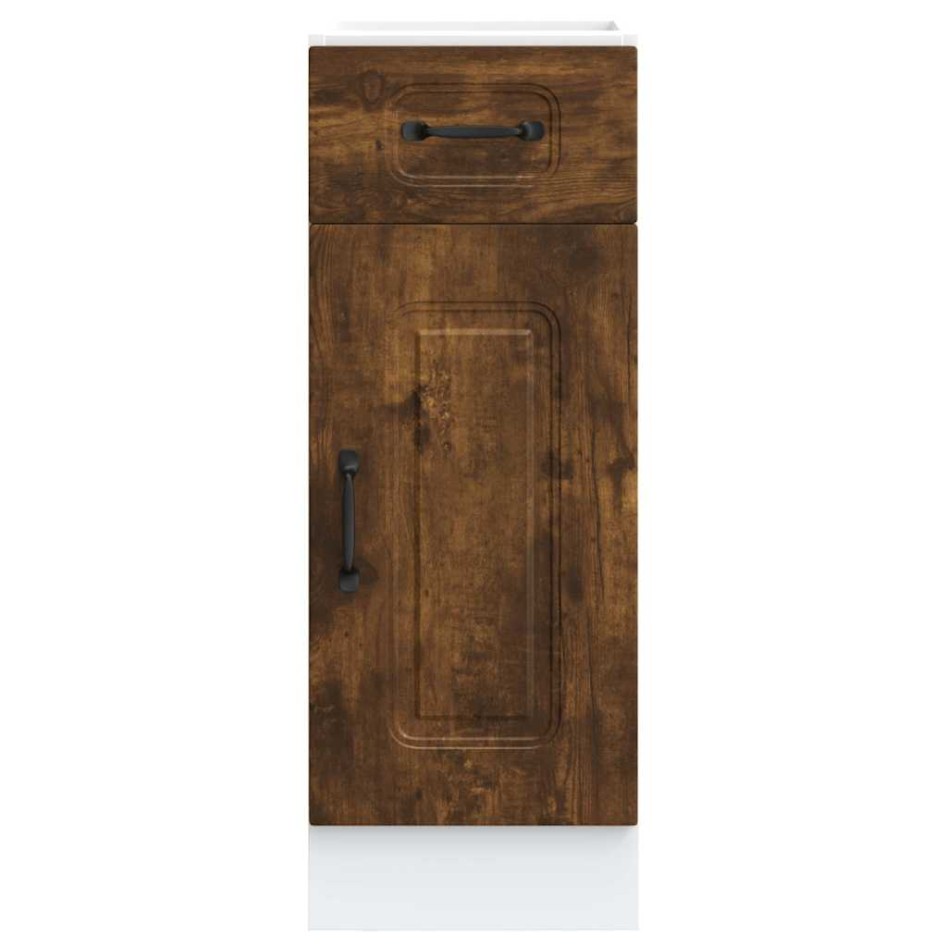 Mueble bajo de cocina Kalmar de madera ingeniería roble