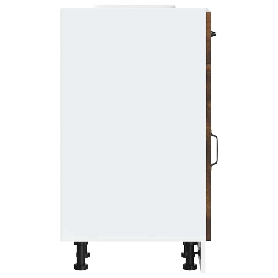 Mueble bajo de cocina Kalmar de madera ingeniería roble