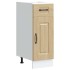 Mueble bajo de cocina Kalmar madera ingeniería de roble