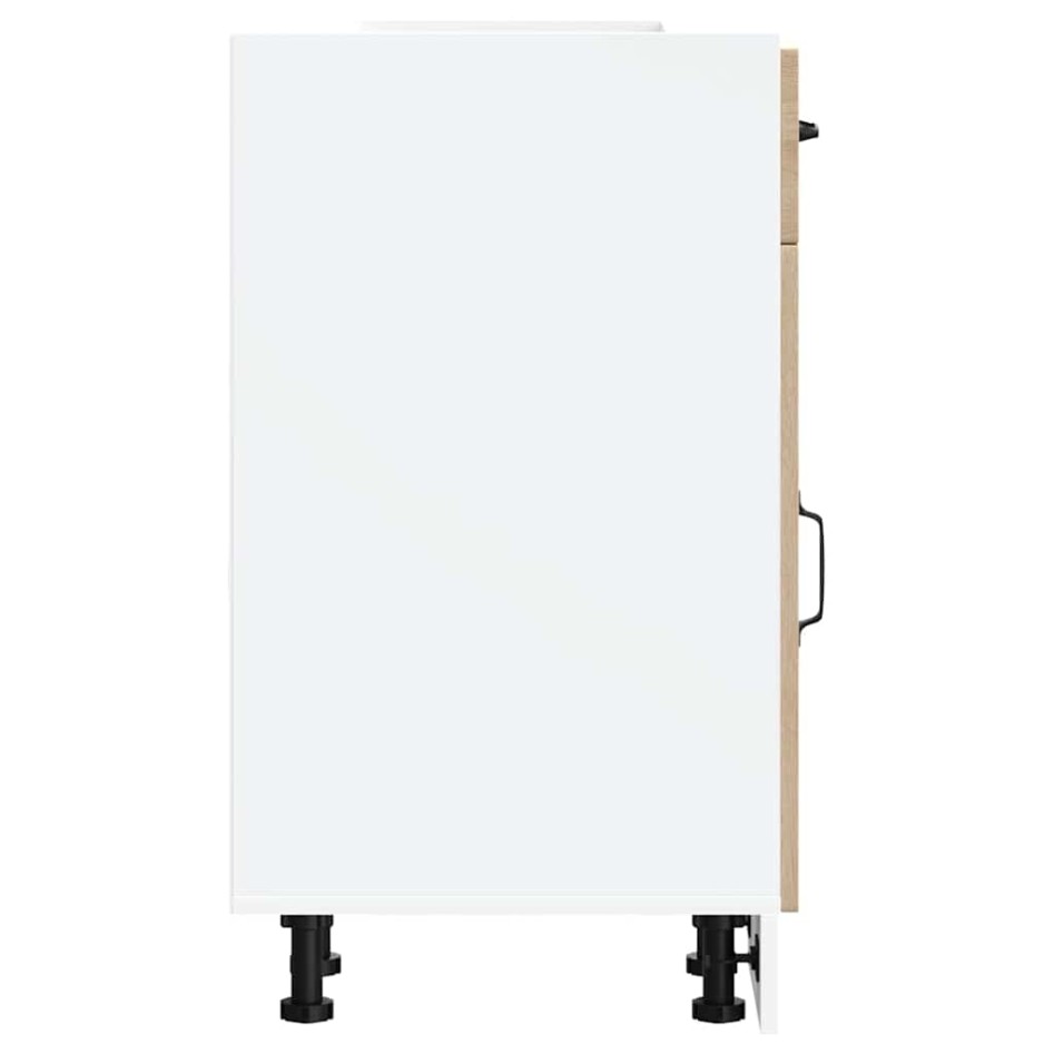 Mueble bajo de cocina Kalmar madera ingeniería de roble