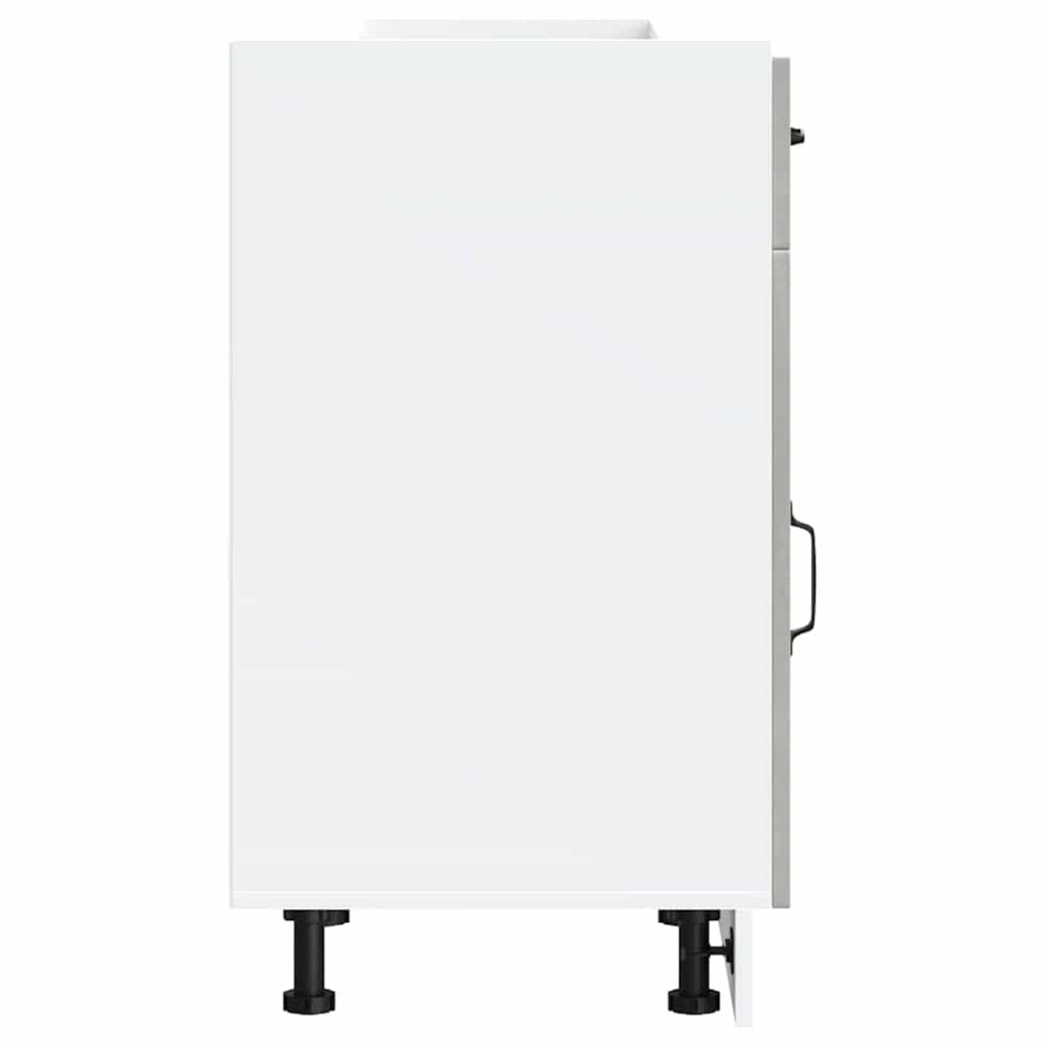 Mueble bajo de cocina Kalmar madera de ingeniería gris