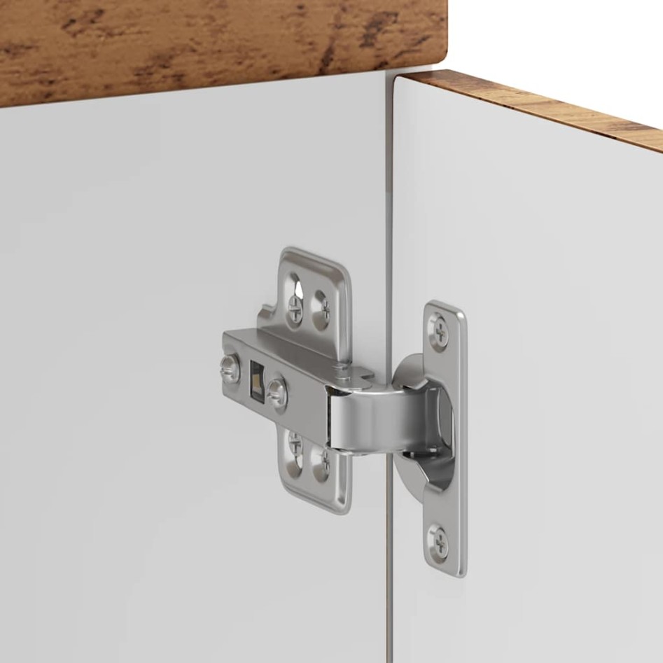 Mueble bajo de cocina Kalmar de madera antigua de