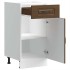 Mueble bajo de cocina Kalmar madera ingeniería de roble