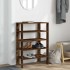 Zapatero madera contrachapada roble ahumado 61x32x87,5
