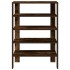 Zapatero madera contrachapada roble ahumado 61x32x87,5