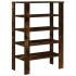 Zapatero madera contrachapada roble ahumado 61x32x87,5