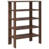Zapatero madera contrachapada roble marrón 61x32x87,5