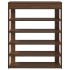 Mueble zapatero madera de ingeniería marrón roble 80x30x98