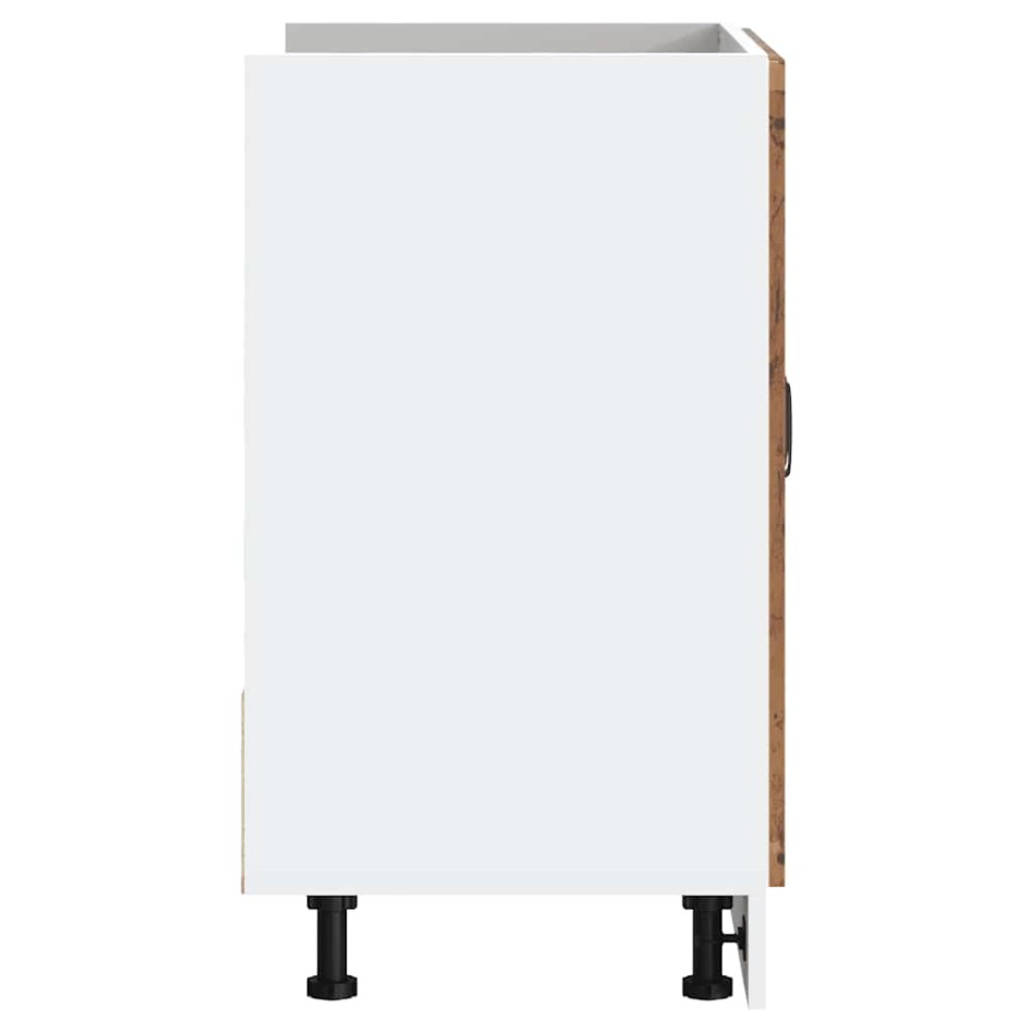 Mueble bajo para fregadero Kalmar madera vieja 80x46x81,5