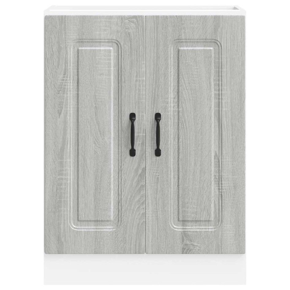 Mueble bajo para fregadero Kalmar gris sonoma 60x46x81,5