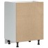 Mueble bajo para fregadero Kalmar gris sonoma 60x46x81,5