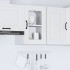 Armario pared cocina puerta de cristal Kalmar