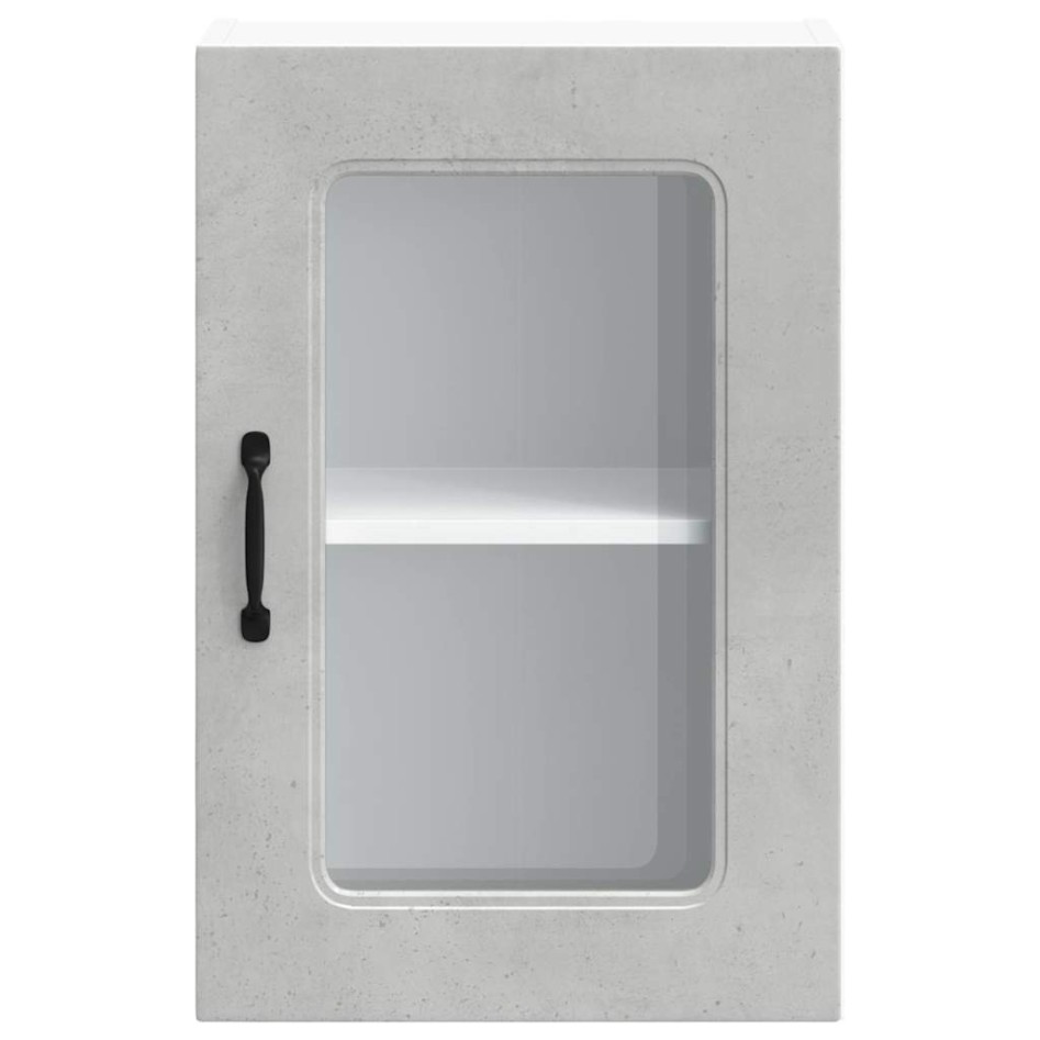 Armario pared cocina puerta de cristal Kalmar gris