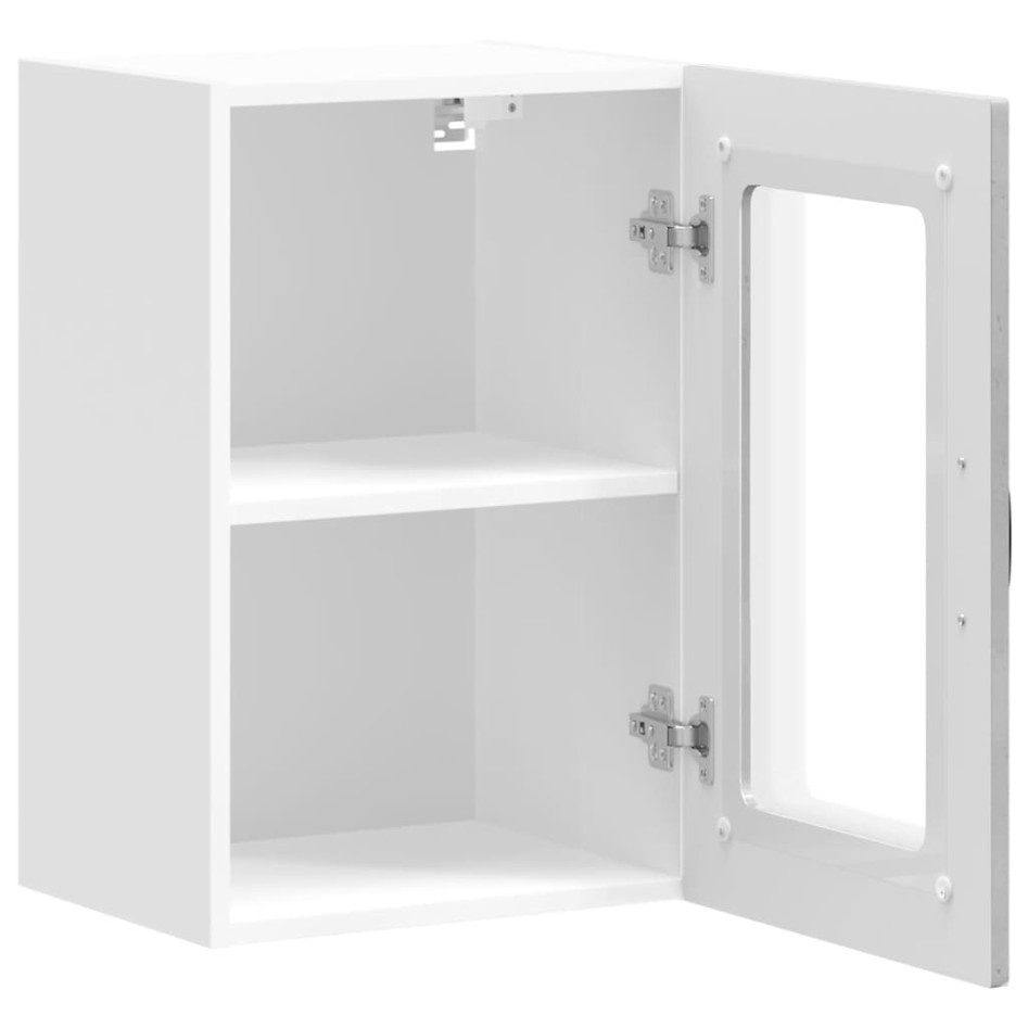 Armario pared cocina puerta de cristal Kalmar gris