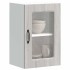Armario pared cocina puerta de cristal Kalmar sonoma