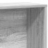 Estantería madera de ingeniería gris sonoma 60x24x120