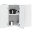 Armario de cocina de esquina de pared Kalmar gris hormigón