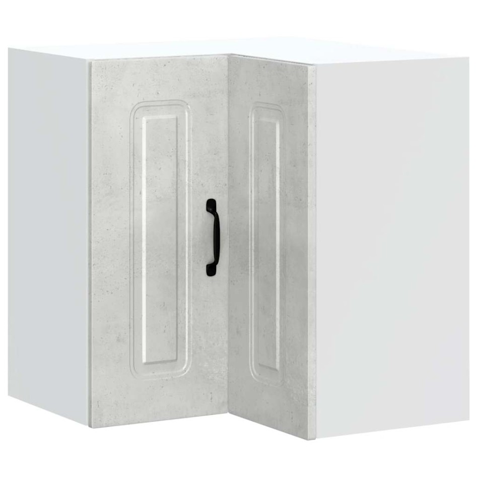 Armario de cocina de esquina de pared Kalmar gris