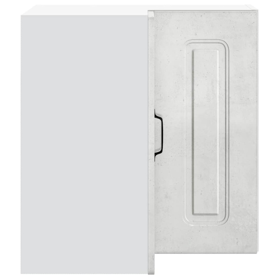 Armario de cocina de esquina de pared Kalmar gris