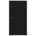 Librería de madera contrachapada roble negro 40x24x77