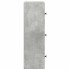 Estantería de madera de ingeniería gris hormigón 40x24x77