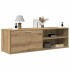 Mueble de TV madera de ingeniería roble artesanal 120x34x37