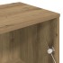 Mueble de TV madera de ingeniería roble artesanal 120x34x37