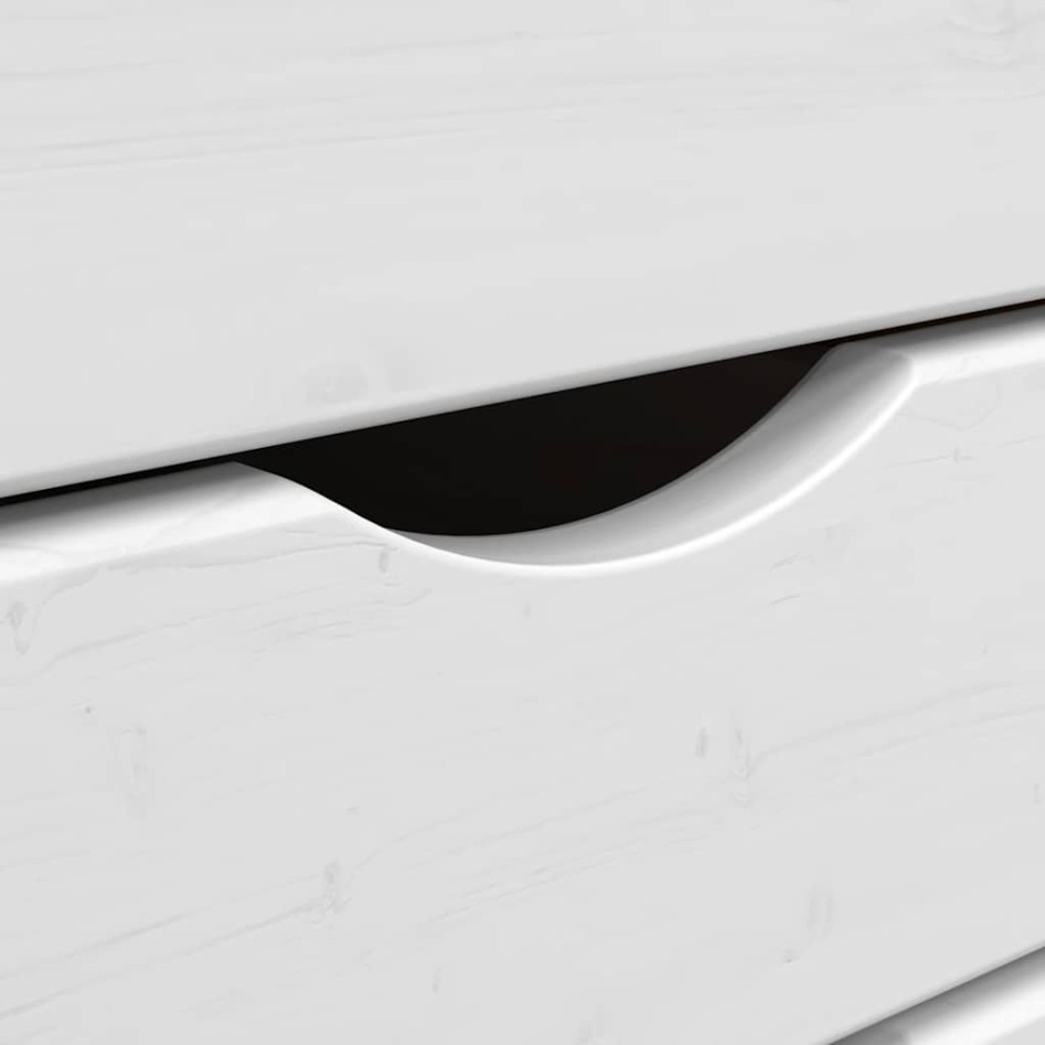 Cajonera con ruedas MOSS madera maciza pino marrón