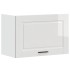Armario pared cocina Porto madera ingeniería blanca alto