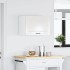 Armario pared cocina Porto madera ingeniería blanca alto