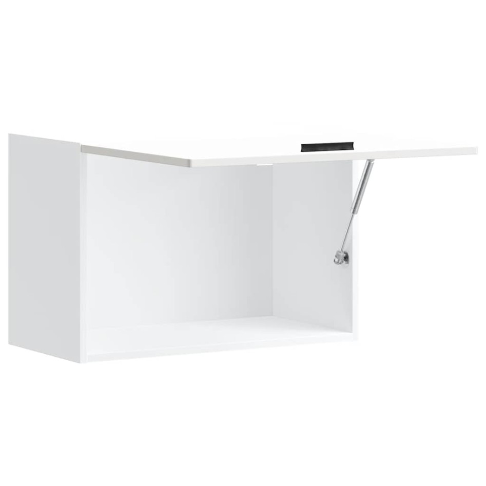 Armario pared cocina Porto madera ingeniería blanca alto