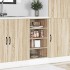 Armario inferior de fregadero madera ingeniería 40x44,5x81,5