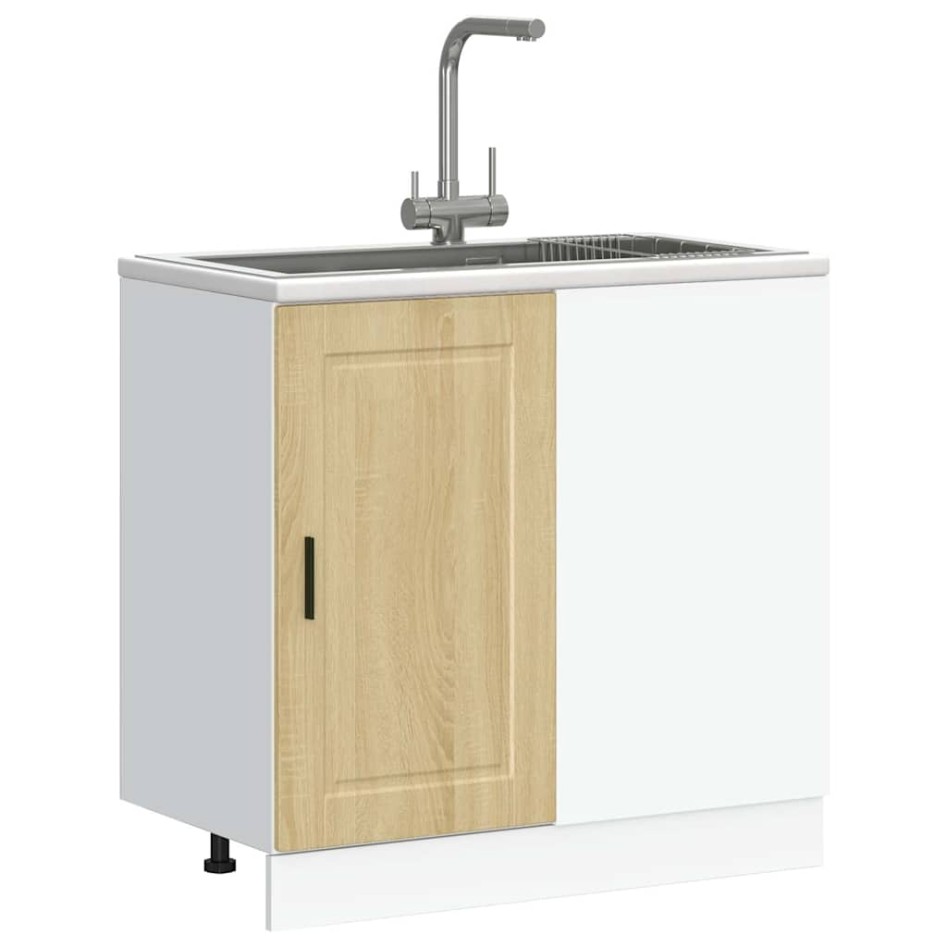 Mueble bajo de cocina porto roble sonoma madera