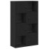 Estantería de madera de ingeniería roble negro 60x24x101,5