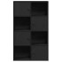 Estantería de madera de ingeniería roble negro 60x24x101,5