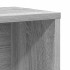 Estantería de madera de ingeniería gris sonoma 60x24x85
