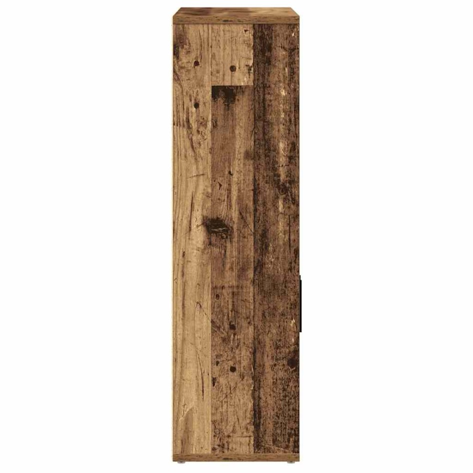 Estantería madera de ingeniería color envejecido 60x24x85