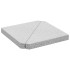 Placa de peso para sombrilla 2 uds granito gris triangular