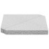 Placa de peso para sombrilla 2 uds granito gris triangular