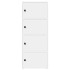 Estantería de madera de ingeniería blanca 40x24x102