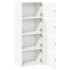 Estantería de madera de ingeniería blanca 40x24x102