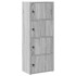 Estantería madera de ingeniería gris sonoma 40x24x102