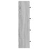 Estantería madera de ingeniería gris sonoma 40x24x102