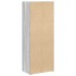 Estantería madera de ingeniería gris sonoma 40x24x102