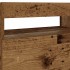Mesilla de noche con luces LED madera vieja 60x35x40