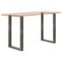 Patas de mesa centro forma U 2uds acero natural 60x(90-91)