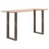Patas de mesa centro forma U 2uds acero natural 40x(90-91)